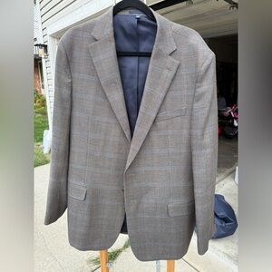 Jos. A. Bank Gray Checkered Men's Blazer
